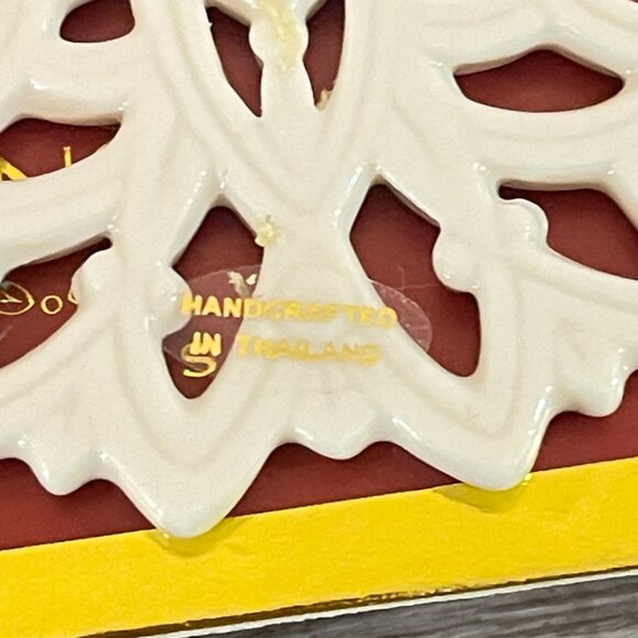 New Lenox Christmas Tree Charm Ornament Pierced Tree - Picture 4 of 7